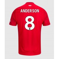 Maglia Calcio Nottingham Forest Elliot Anderson #8 Prima Divisa 2024-25 Manica Corta